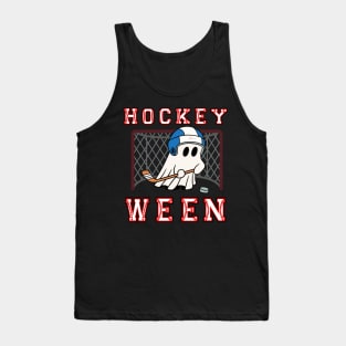 Hockey Ghost Halloween Tank Top